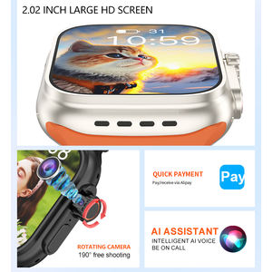 Nuevo Reloj Inteligente 4G con Pantalla HD de 2.02 Pulgadas, Videollamadas, Resistente al Agua IP67, 64 GB, GPS, Rastreador de Actividad Física, Brújula, Esfera Personalizable para Hombres y Estudiantes, con SIM - Product Image 5