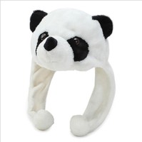 Chapeau de lapin en peluche avec oreilles mobiles et lumineuses à LED, idéal pour cosplay, jouet amusant et cadeau original