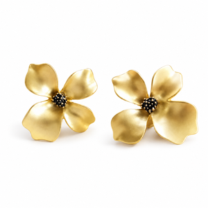 Pendientes de flor de lirio para mujer, diseño floral, accesorios para las orejas de uso diario - Product Image 5