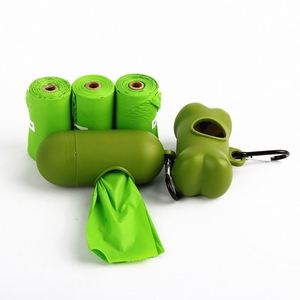 Bolsa para excrementos de perro compostable grande, ecológica, biodegradable, gruesa, a prueba de fugas, certificada ASTM D6400, con dispensador. - Product Image 5