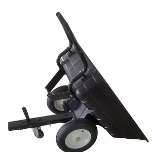 Màu Đen 200Kg Heavy Duty Nhựa ATV Dump Trailer Giỏ Hàng - Product Image 3