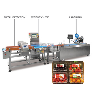 全自动金属探测器检重秤印刷贴标机专业食品标签机带打码机 - Product Image 2