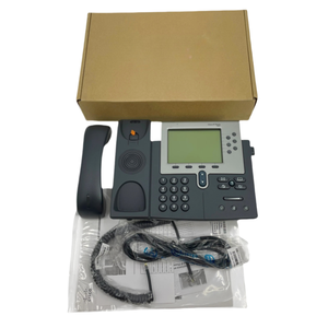 โทรศัพท์ IP รุ่น CP-7961G ของแท้ ใหม่ในกล่อง โทรศัพท์สำหรับธุรกิจ 7961 พร้อมหน้าจอ LCD ผลิตภัณฑ์ VoIP-CP-7961G - Product Image 1