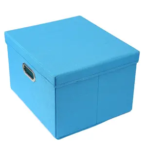 Разобраться ёмкость прочный офисная Ткань Складная шкафчики для хранения документов органайзер ящик с металла с выделкой под Роба