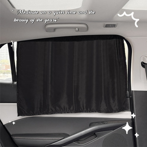 Car Sunshade Curtains Side <b>Window</b> Sucker Type <b>Privacy</b> For Car Summer Use - Product Image 3