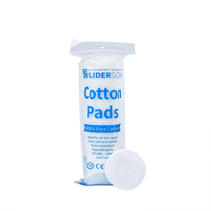 100 pièces nettoyage plaine ourlet en relief jetable maquillage nettoyant <span class=keywords><strong>coton</strong></span> rond enlever <span class=keywords><strong>démaquillant</strong></span> tampon de <span class=keywords><strong>coton</strong></span> jetable - Product Image 3