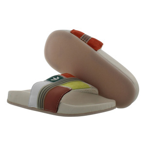 รองเท้าแตะ Adidas Adilette Bristol สำหรับผู้ชายสีแดง/ขาว | 100% ของแท้ - Product Image 5