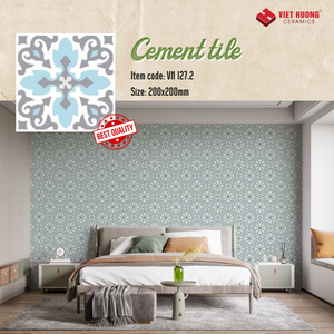 Proveedores personalizables Azulejos marroquíes baño decorativo, Azulejo de cemento encáustico, Azulejos de decoración azulejos de cemento de lujo - Product Image 5