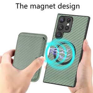 Étui portefeuille de luxe en cuir végétalien compatible avec coque magnétique pour Samsung <span class=keywords><strong>Galaxy</strong></span> A57 A37 A56 A36 A26 – Housse professionnelle - Product Image 2
