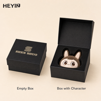 Boîte cadeau rigide à deux pièces avec couvercle et base, insert en mousse personnalisé, logo doré, boîte en carton noir pour montre, bijoux, cosmétiques