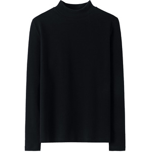 เสื้อยืดคอเต่า แขนยาว ผ้าคอตตอน 96.6% สแปนเด็กซ์ 3.4% หนา 320GSM สำหรับผู้หญิง - Product Image 6