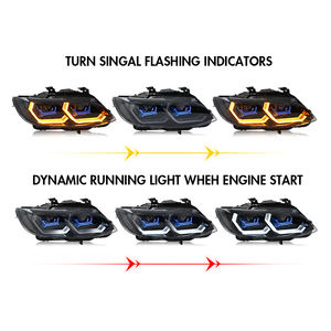 Conjunto de Faros Delanteros LED Xenón A208-1-B, Accesorios de Lámparas Modificadas para Automóviles, para <span class=keywords><strong>BMW</strong></span> E92 E93 <span class=keywords><strong>328i</strong></span> 335i Coupé 2007-2010, Venta al por Mayor - Product Image 5