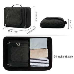 OEM <b>Women</b> Hanging Toiletry Bag Travel Makeup Bag for <b>Shampoo</b> Accessories Dry Wet Separation Cosmetic Bags - Product Image 6