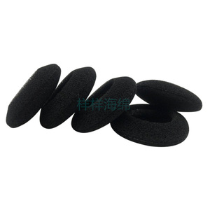 Couvre-écouteurs en éponge PU de 18 mm d'épaisseur pour écouteurs d'aviation, éponge de forme spéciale avec norme RoHS - Product Image 5