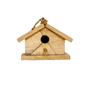 Casa para Pájaros y Comedero para Pájaros Hechos a Mano con Madera de Tronco, Nido Colgante Natural para Colibríes y Mascotas (Hámsteres) para Jardín Exterior - Product Image 5