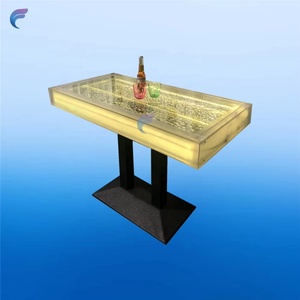 Quầy <span class=keywords><strong>bar</strong></span> hình chữ <span class=keywords><strong>U</strong></span> hiện đại, trang trí nội thất kiể<span class=keywords><strong>u</strong></span> dáng hiện đại với đèn LED nhiề<span class=keywords><strong>u</strong></span> mà<span class=keywords><strong>u</strong></span> sắc, bong bóng nước, quầy rượ<span class=keywords><strong>u</strong></span> tùy chỉnh - Product Image 5