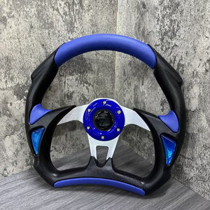 <span class=keywords><strong>Volant</strong></span> de course universel OEM pour voiture, en forme de D, à fond plat, en cuir PU modifié, pour le <span class=keywords><strong>drift</strong></span> - Product Image 3