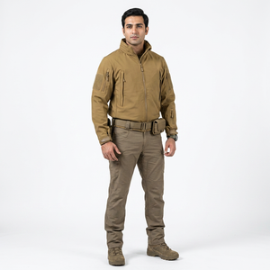 Veste coupe-vent imperméable de haute qualité, personnalisée, pour la randonnée en plein air, la pêche, en toile, col montant, softshell, pour femmes - Product Image 1