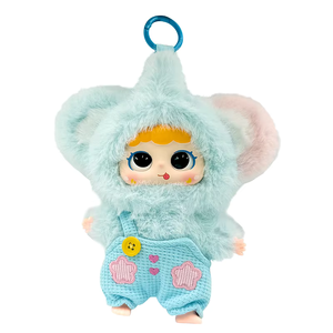 JOPARK ODM grazioso portachiavi in plastica volpe scatola cieca peluche con riempimento in cotone PP bella volpe bendata occhi occhi tornanti peluche - Product Image 5