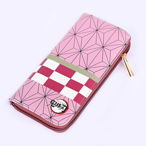 14 designs de portefeuilles pliants longs en PU de haute qualité sur le thème de l'anime Demon Slayer - Product Image 2