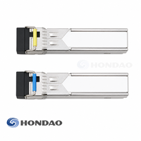 Émetteur-récepteur optique 1.25G Simplex LC SFP BiDi WDM à fibre unique 1310/1550nm DDM 10km