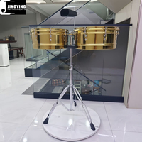 Jingying Factory High-end Professional 13-14 Inch Timbale Percussion Set with Electroplating Process Drum Kit Parts&Accessories
