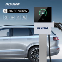 Station de recharge DC abordable de 20 kW, chargeur de véhicule électrique CHAdeMO à une seule prise pour parking et supermarché