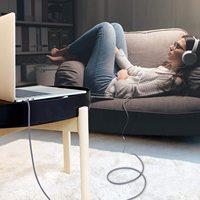 3,5mm Stereo-Audio kabel 24 Karat vergoldetes Aux-Kopfhörer kabel mit männlicher Buchse 2 Jahre Garantie Audio-Video-Buchse Verlängerung kabel 2 Jahre