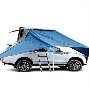 Tente de toit rigide double couche moderne quatre saisons imperméable avec auvent arrière entièrement automatique pour voiture de voyage en extérieur, directement de l'usine - Product Image 4