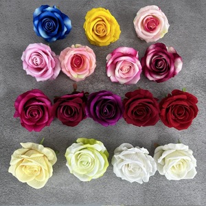 Têtes de roses en velours Prosperous Flowers 11 cm, décoration de mariage, bouquet de fleurs artificielles - Product Image 4