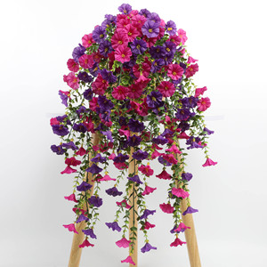 Bouquet de fleurs artificielles en soie, glycines vertes, pour mariage, plafond, décoration intérieure - Product Image 2