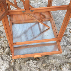 Wooden <b>Bird</b> Breeding Easy to Clean House Cages with <b>Stand</b> Aviary for Parakeet Parrots - Product Image 4