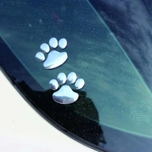 Autocollants de voiture en gros, décalcomanies 3D Patte d'animal, empreintes de pattes de chien, accessoires autocollants pour moto - Product Image 2