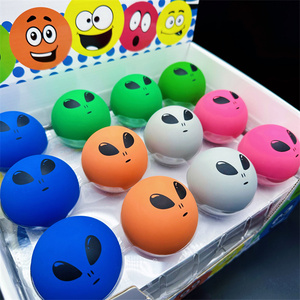 HAPU Ballon de sport pour enfants, 60 mm, coloré, en TPR, avec logo personnalisé, creux, haute élasticité, jouet de jeu - Product Image 5