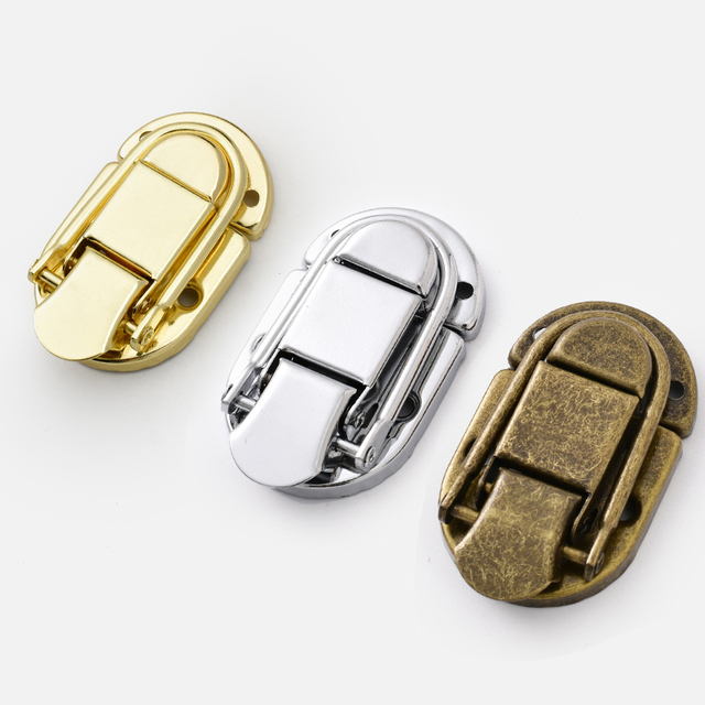 Metal Lock Catch Latches for Gift Wine Box Buckle Clasp  Accessories Box Lock, for Toolbox, Aviation Cases