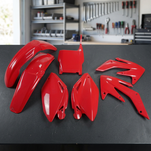 Kit Plastica Rosso XFUN 070 HOKIT104070-4778 per CRF 250R 2004-2005 Accessori Moto - Product Image 3