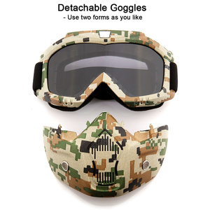 <span class=keywords><strong>Gafas</strong></span> de sol deportivas Unisex con logotipo personalizado, máscara facial, <span class=keywords><strong>gafas</strong></span> de carreras ATV, <span class=keywords><strong>gafas</strong></span> de seguridad para motocicletas al aire libre - Product Image 3