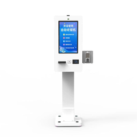 THLEE-Kiosque self-service pour restauration rapide de 21.5 pouces, totem de paiement montable sur le sol avec scanner de code QR, 24 heures sur 24