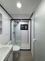 Maisons conteneurs extensibles personnalisables de 20 pieds avec structure en acier traditionnelle, faciles à installer, fabriquées en Chine