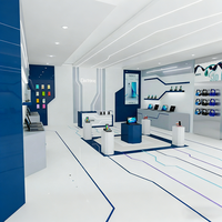 Étagère de présentation pour magasin, Magasin de téléphonie mobile, Accessoires de téléphonie mobile personnalisés, Conception de magasin d'accessoires de téléphonie mobile