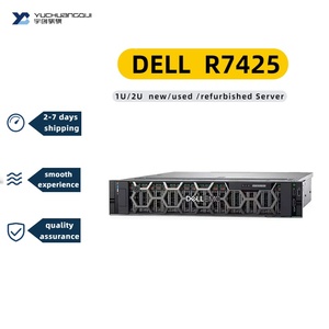 Serveur en rack <span class=keywords><strong>Dell</strong></span> EMC <span class=keywords><strong>PowerEdge</strong></span> R7425 à 24 baies avec deux processeurs AMD 7251, 64 Go de mémoire, H740p, <span class=keywords><strong>iDRAC</strong></span> 9 ENT - Product Image 1