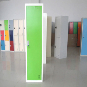 Casier en acier simple à 4 portes avec serrure à clé pour le rangement des vêtements, design classique moderne pour la salle de sport et le salon - Product Image 5