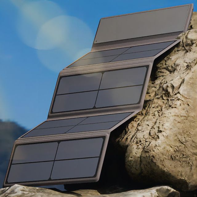 China Factory Outdoor Travel Camping Solar Portable Foldable Charger Gray 10000mah Solar Energy Mobile Power Supply