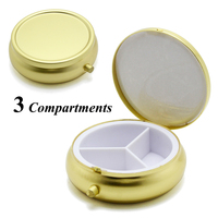 Boîte de rangement portable DIY en métal pour épices, parfums solides, médicaments, miel, sucre, sel, mini pilulier