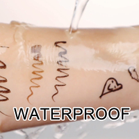 Eyeliner liquide hypoallergénique et imperméable pour une application précise, résistant aux bavures et à l'eau, emballage en boîte carton OEM