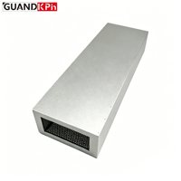 Silencieux perforé rectangulaire, atténuateur de bruit pour conduit carré, plaque perforée, silencieux HVAC pour la ventilation commerciale