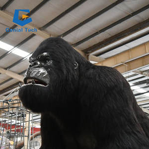 JN-Z23JL13 2023 hayran büyük hayvan Gorilla modelleri satılık en gerçekçi Animatronic Gorilla - Product Image 4