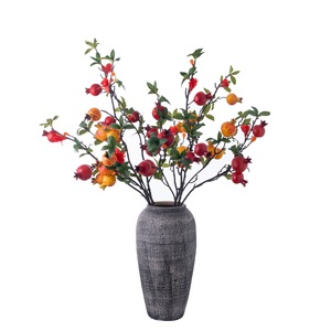 CallaFloral Ramas Artificiales de Granada de 9 Cabezas, de Plástico, de Boca Ancha, para Decoraciones de Boda, Estilo Instagram, Artesanías - Product Image 5
