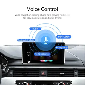 Navihua 无线 carplay 适配器多媒体视频接口 android 奥迪 (Audi) A1 A3 Q3 A4 A5 A6 Q5 Q7 自动苹果 carplay