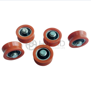 Rouleau à billes pour fenêtre à rainure en <span class=keywords><strong>U</strong></span>, roulement à billes, ensemble de 3 roues, fenêtres en PVC, roues à billes en nylon, roue à billes coulissante en nylon - Product Image 6